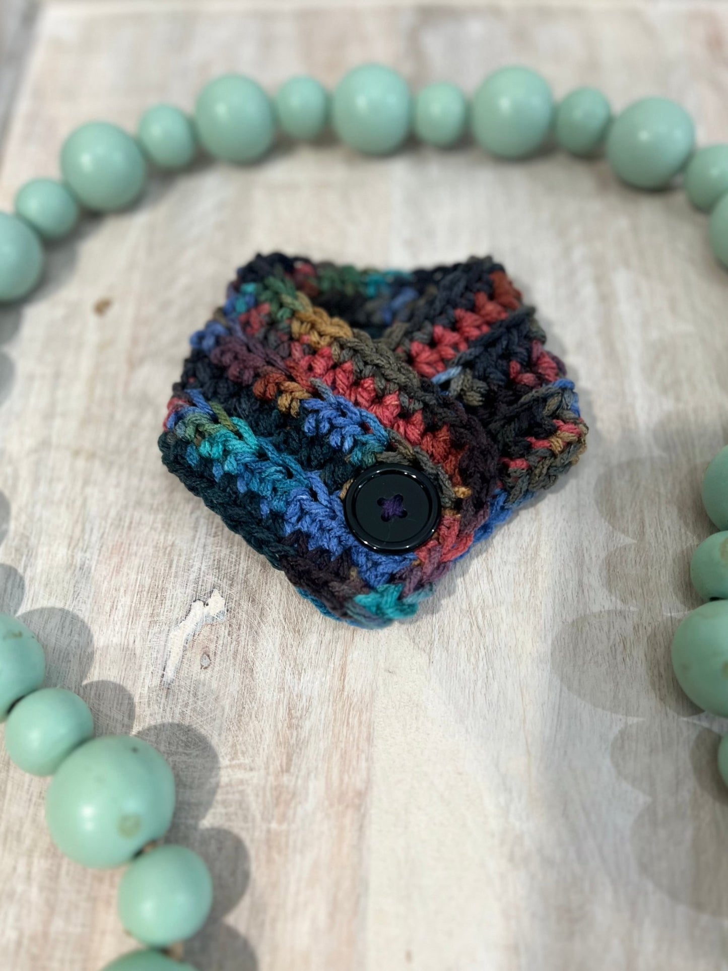 Handmade Crochet Medium breed dog scarf - FancyBull Creations
