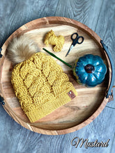 Load image into Gallery viewer, Cable Crochet Winter Beanie FANCYBULL CREATIONS