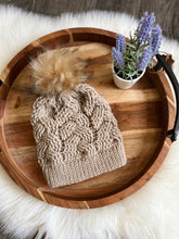Load image into Gallery viewer, Handmade Crochet Cable Knit Slouchy Beanie FANCYBULL CREATIONS