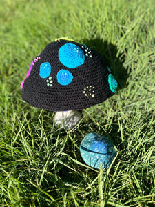 crochet mushroom bucket hat