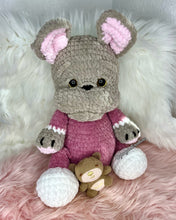Load image into Gallery viewer, Lilac French Bulldog PJ Plushie FANCYBULL CREATIONS
