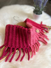 Load image into Gallery viewer, &quot;Raspberry&quot; Child Size Neck Warmer Cowl Snood