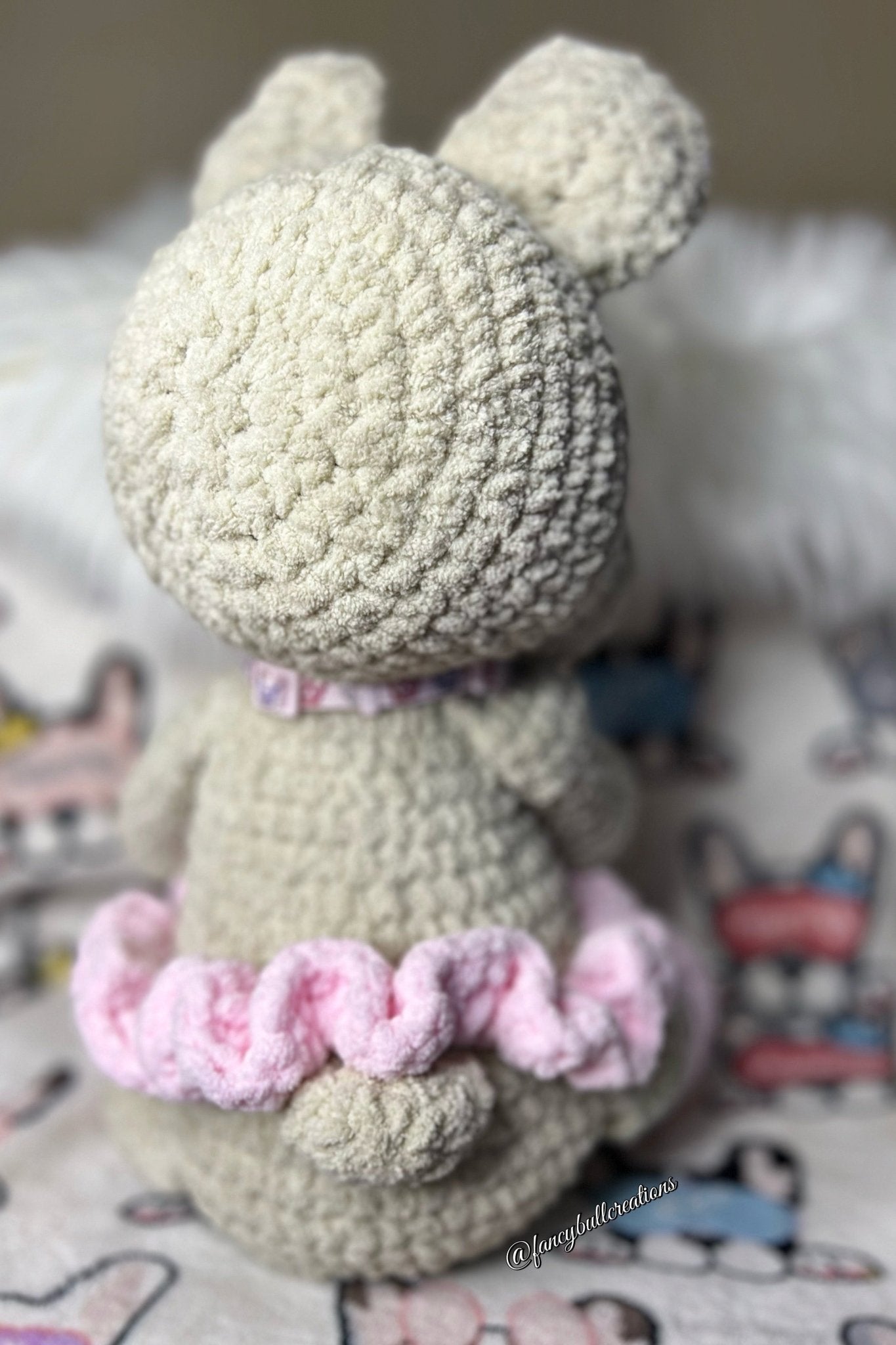 Ballerina French Bulldog crochet Plushie - FancyBull Creations