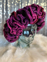 Load image into Gallery viewer, Burgundy Wine Extreme Ruffle Hat - FancyBull Creations