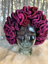 Load image into Gallery viewer, Burgundy Wine Extreme Ruffle Hat - FancyBull Creations