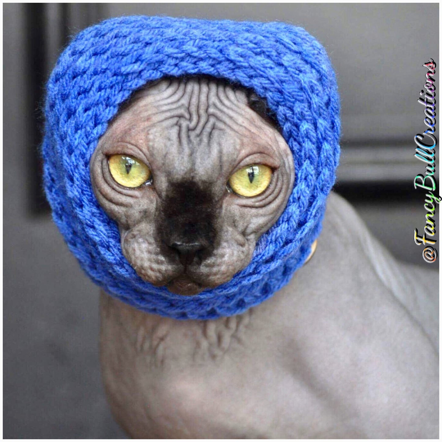 Handmade Crochet "Kitty Kowl" Cat cowl - FancyBull Creations