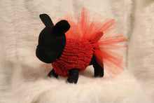 Load image into Gallery viewer, Valentine&#39;s Day puppy ballerina sweater dress - FancyBull Creations