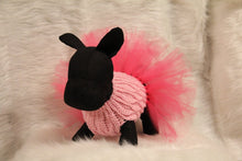 Load image into Gallery viewer, Valentine&#39;s Day puppy ballerina sweater dress - FancyBull Creations