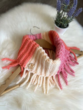 Load image into Gallery viewer, &quot;Vanilla Bean Sorbet&quot; Child Size Neck Warmer Cowl FANCYBULL CREATIONS