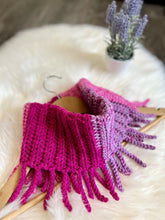 Load image into Gallery viewer, &quot;Berrylicious&quot; Child Size Neck Warmer Cowl Snood FANCYBULL CREATIONS