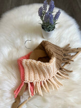 Load image into Gallery viewer, &quot;Mocha-Latte&quot; Child Size Neck Warmer Cowl FANCYBULL CREATIONS