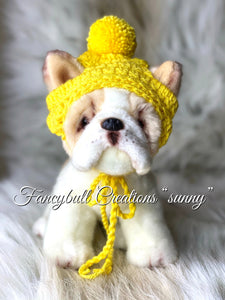 Pet handmade crochet hats FANCYBULL CREATIONS