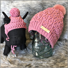 Load image into Gallery viewer, Handmade crochet Furbaby &amp; Mom beanie hat set FANCYBULL CREATIONS